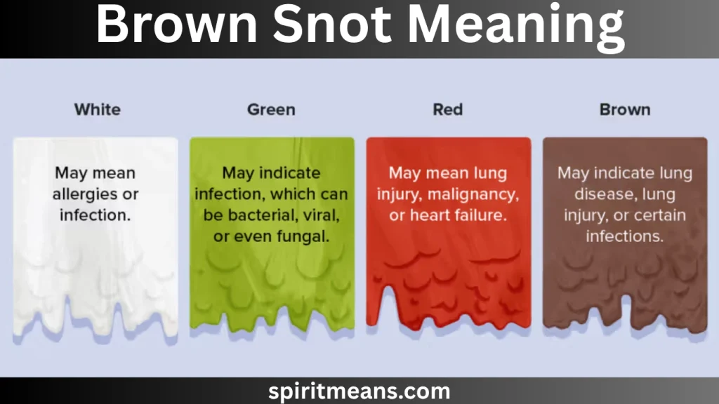 Connection Between Brown Mucus and Habits