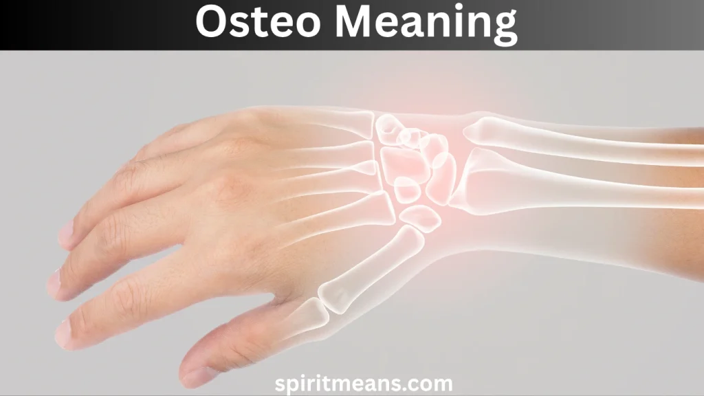 Role of Osteo in Bone Science