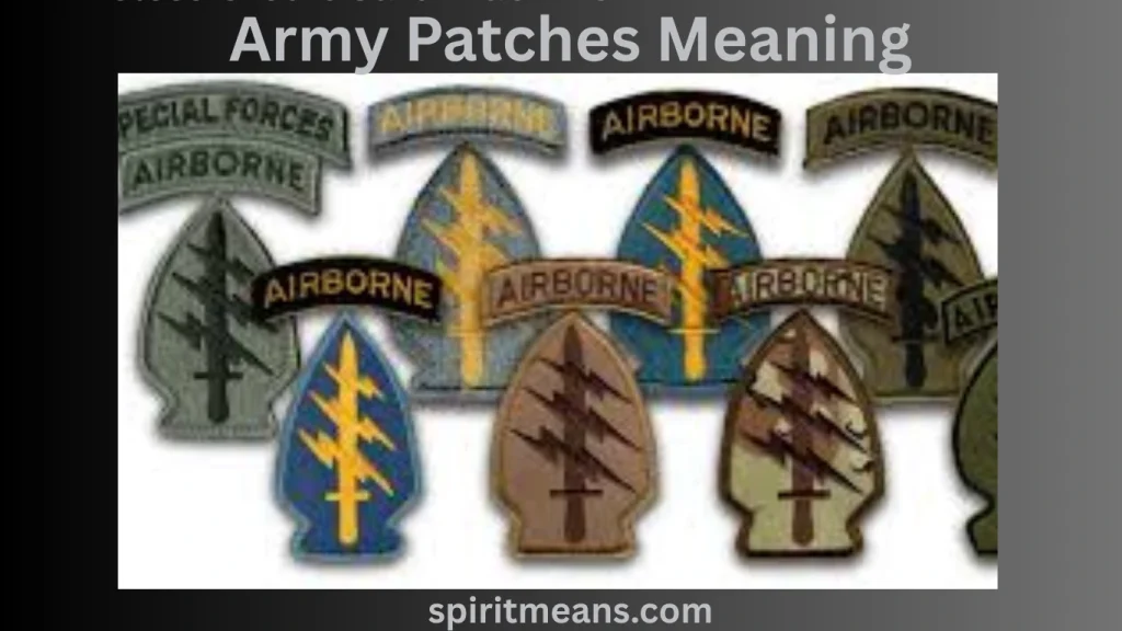 History of Army Patches