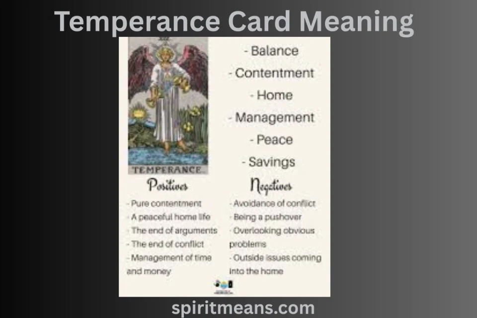 Temperance Card Meaning