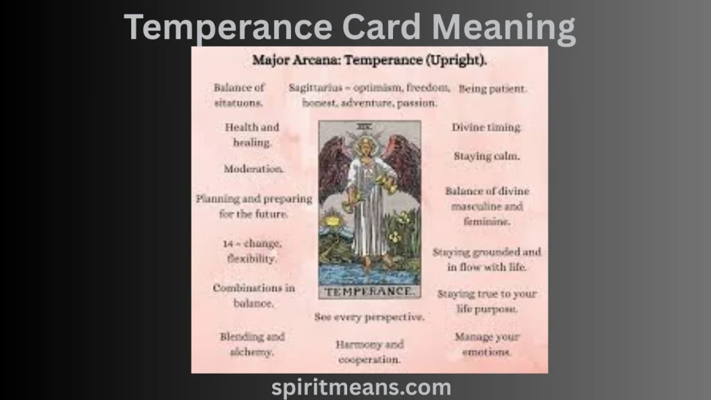 Temperance in Love, Career, and Spiritual Growth