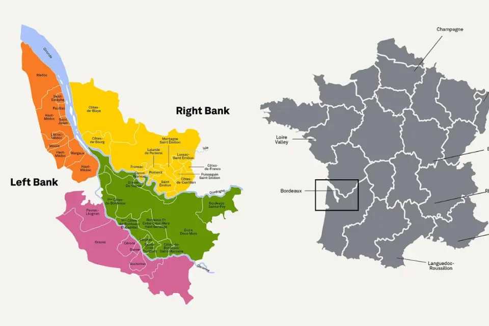 Left Bank vs Right Bank Bordeaux